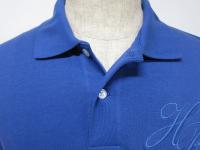 メンズ半袖天竺ポロシャツ(BLUE)