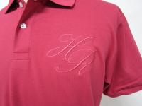 メンズ半袖天竺ポロシャツ(PINK)