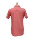 メンズ半袖布帛ポロ(red)