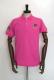HM038　メンズポロシャツ　ピンク