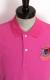 HM038　メンズポロシャツ　ピンク