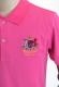 HM038　メンズポロシャツ　ピンク